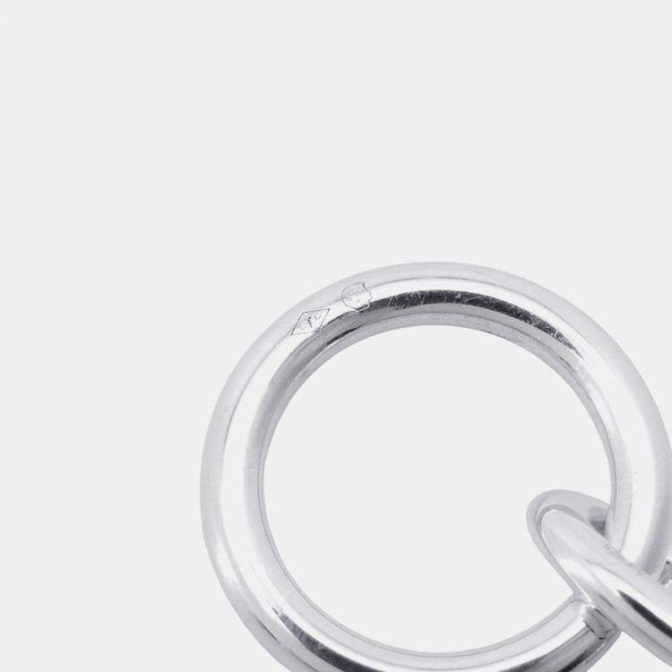 Pre Owned Hermes Chaine D'Ancre Bracelet 14 Frames Size Pm Sv925