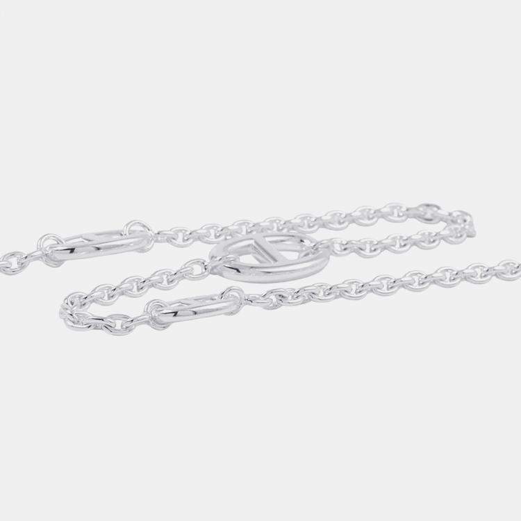 Pre Owned Hermes Farandole Long Necklace Size 120 Sv925