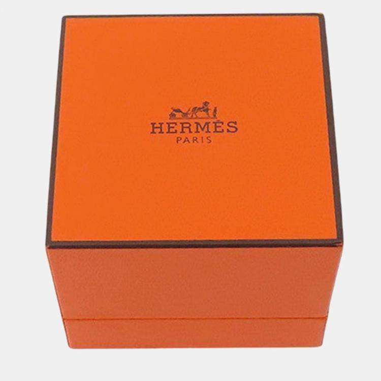 Pre Owned Hermes Croisette Ring Size Mm/52 Sv925