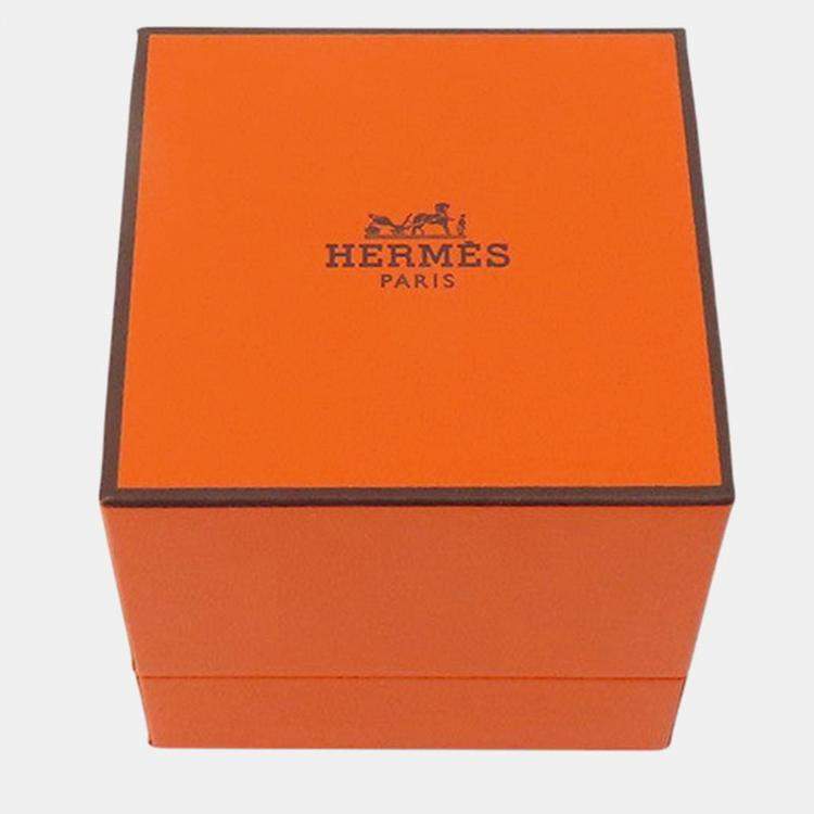 Pre Owned Hermes Echappee Silver 925 Ring MM EU 51 