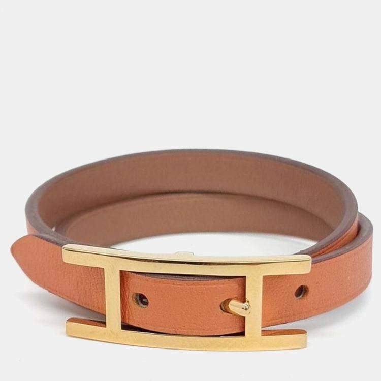 Pre Owned Hermes Behappy Double Strap Bracelet