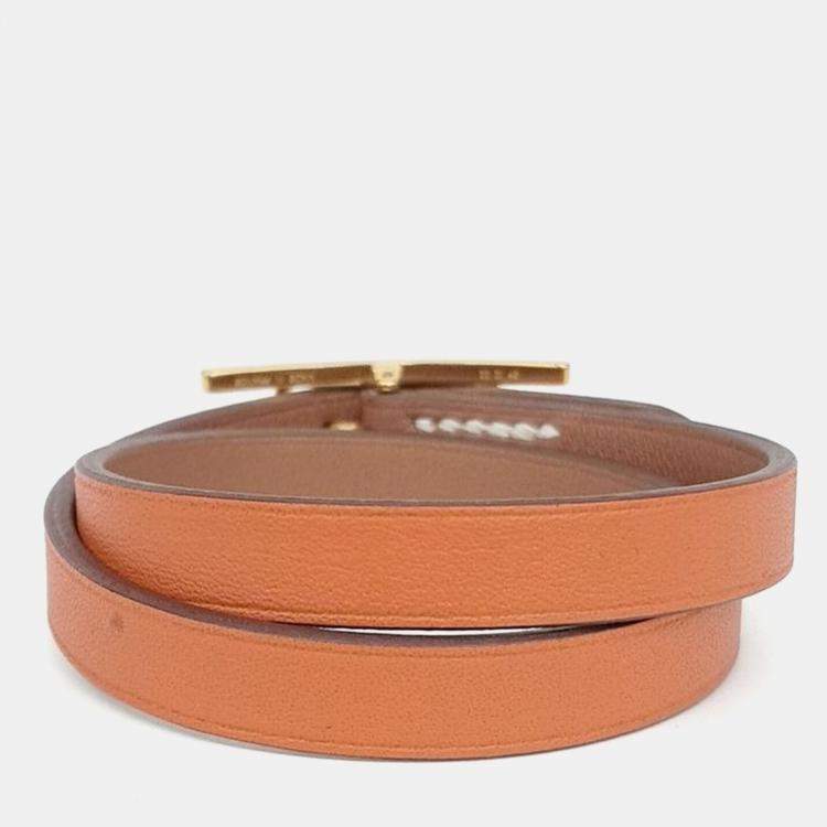 Pre Owned Hermes Behappy Double Strap Bracelet