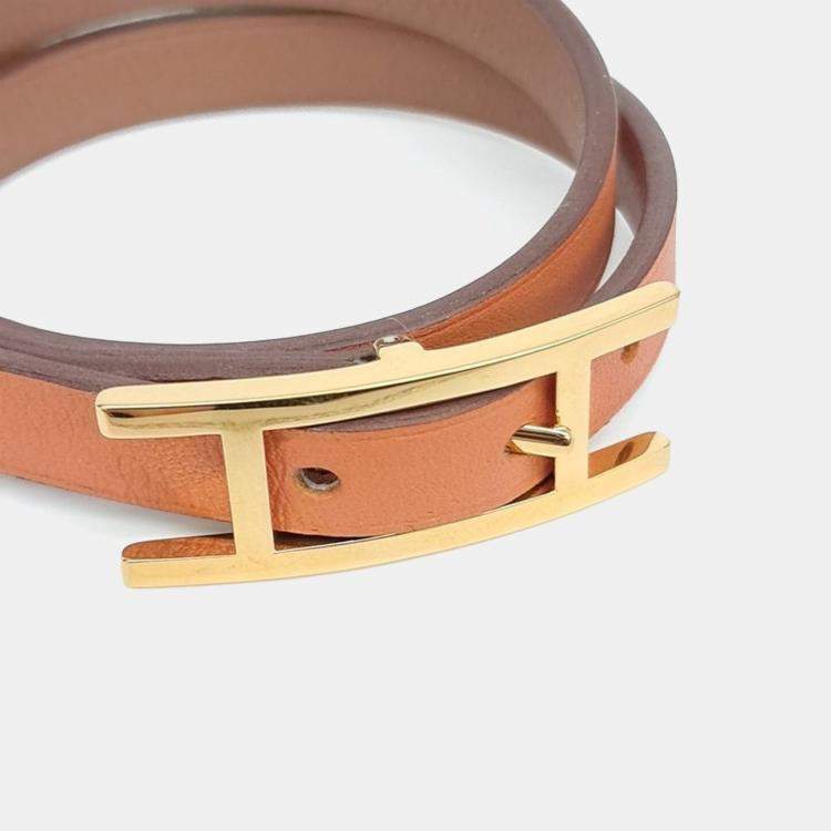 Pre Owned Hermes Behappy Double Strap Bracelet
