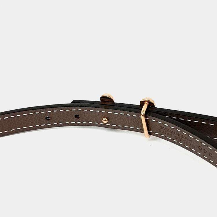 مملوكة مسبقًا Hermes Bubble Buckle Reversible Belt