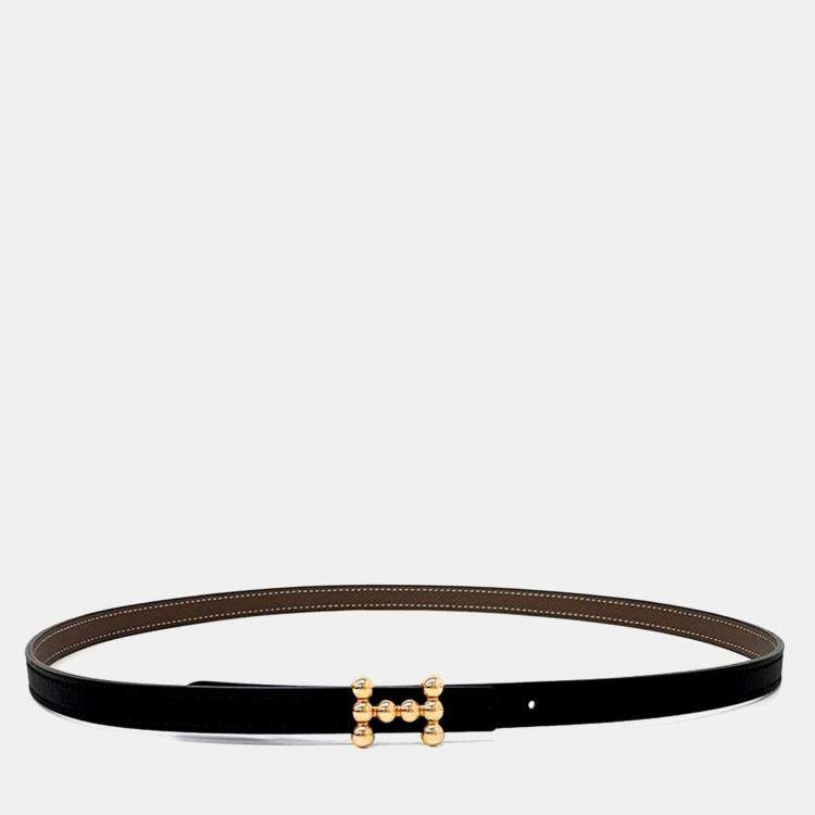 مملوكة مسبقًا Hermes Bubble Buckle Reversible Belt