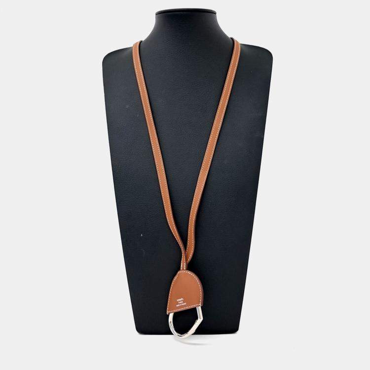 Pre Owned Hermes Leather Necklace