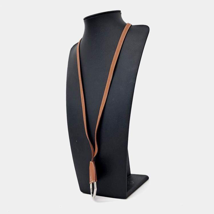 Pre Owned Hermes Leather Necklace