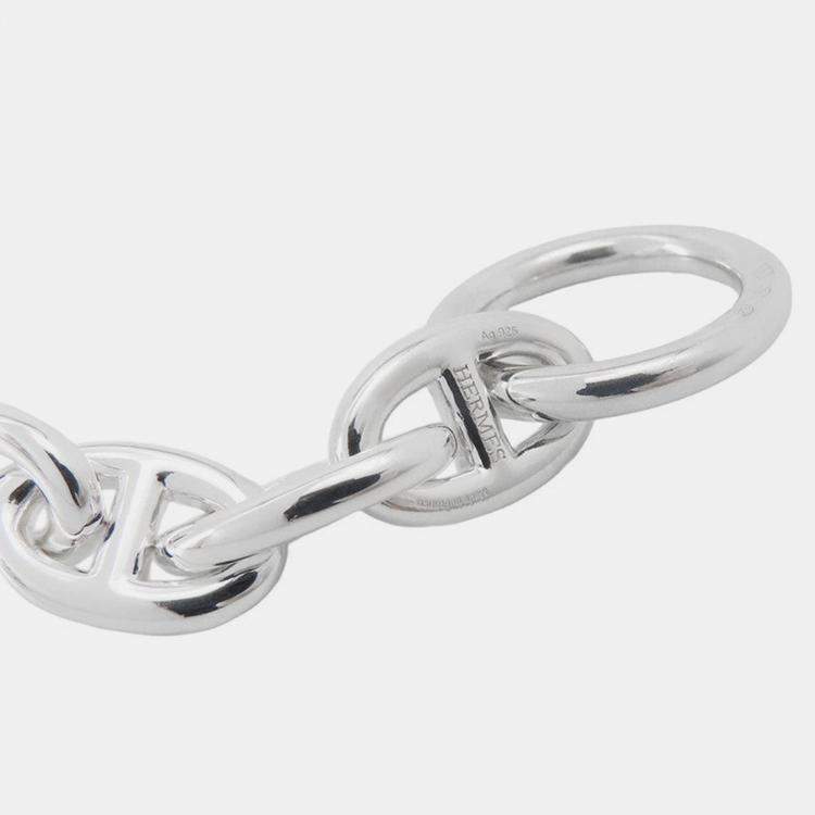 Pre Owned Hermes Chaine D'Ancre Necklace Pm 43 Links Size Pm Sv925