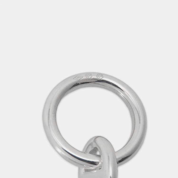 Pre Owned Hermes Chaine D'Ancre Necklace Pm 43 Links Size Pm Sv925