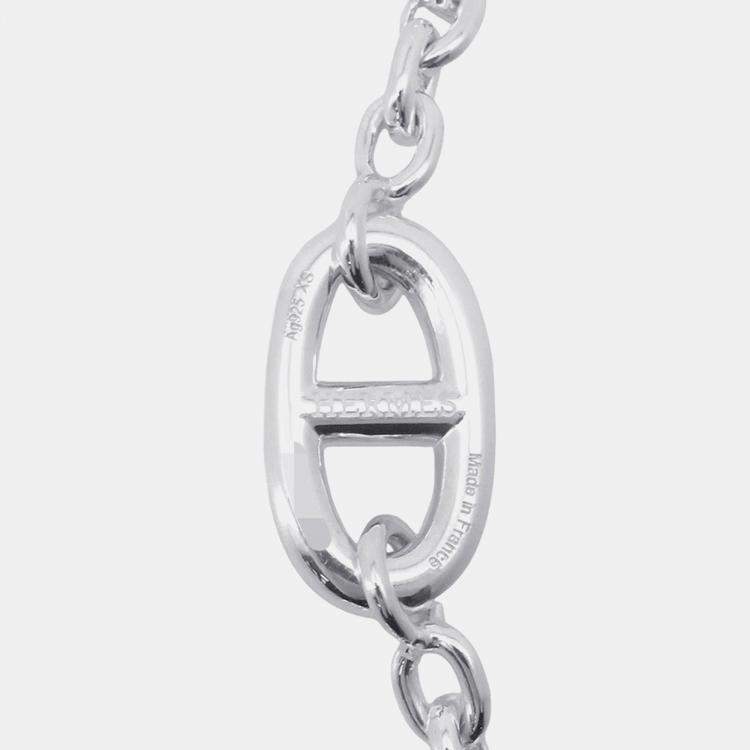 Pre Owned Hermes Chaine D'Ancre Farandole Bracelet Size Xs Sv925