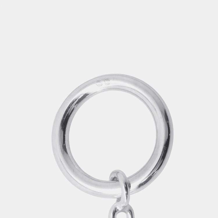 Pre Owned Hermes Chaine D'Ancre Sv925 Farandole Necklace Size 63" 