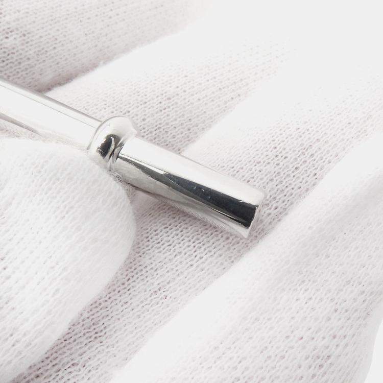 Pre Owned Hermes Chaine D'Ancre Sv925 Farandole Necklace Size 63" 