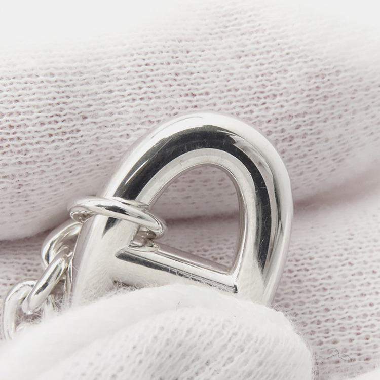 Pre Owned Hermes Chaine D'Ancre Sv925 Farandole Necklace Size 63" 