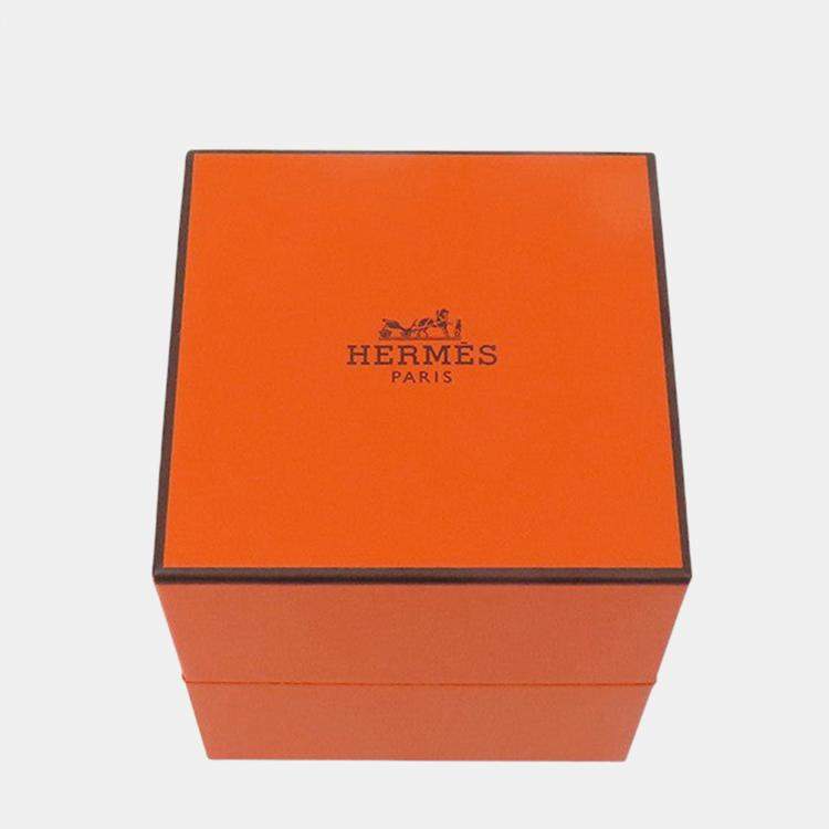 Pre Owned Hermes Chaine D'Ancre Bracelet 10 Frames Size Tgm Sv925