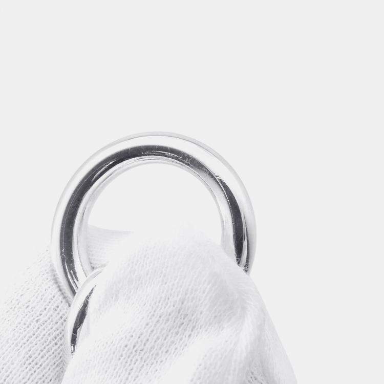 Pre Owned Hermes Chaine D'Ancre Bracelet 10 Frames Size Tgm Sv925