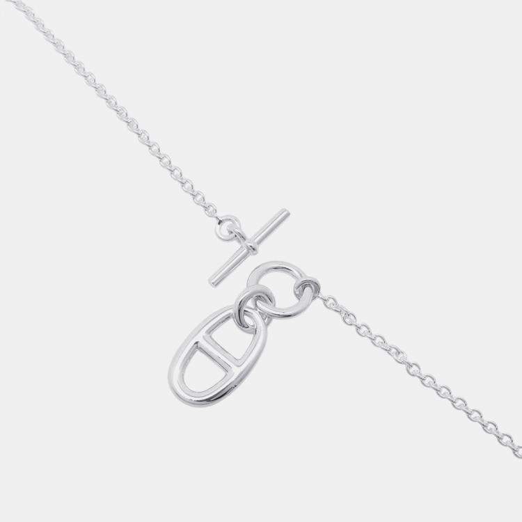 Pre Owned Hermes Chaine D'Ancre Amulette Necklace Sv925