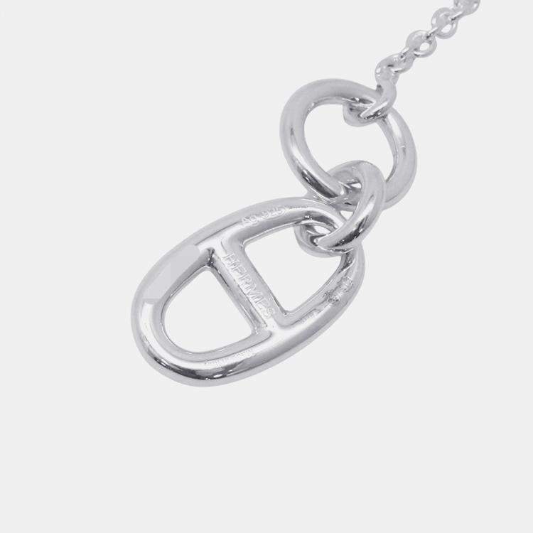 Pre Owned Hermes Chaine D'Ancre Amulette Necklace Sv925