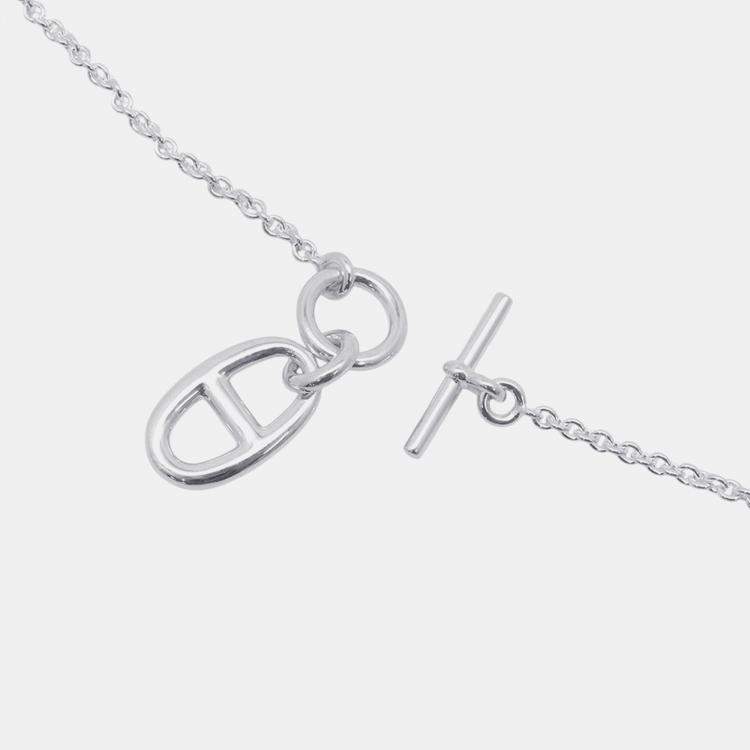 Pre Owned Hermes Chaine D'Ancre Amulette Necklace Sv925