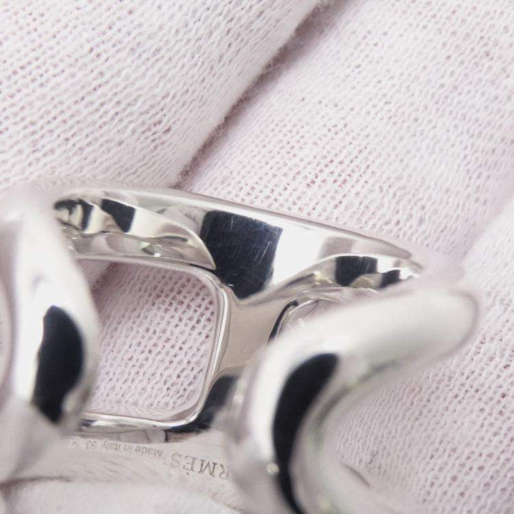 Pre Owned Hermes Osmoz Ring Size Gm/53 Sv925