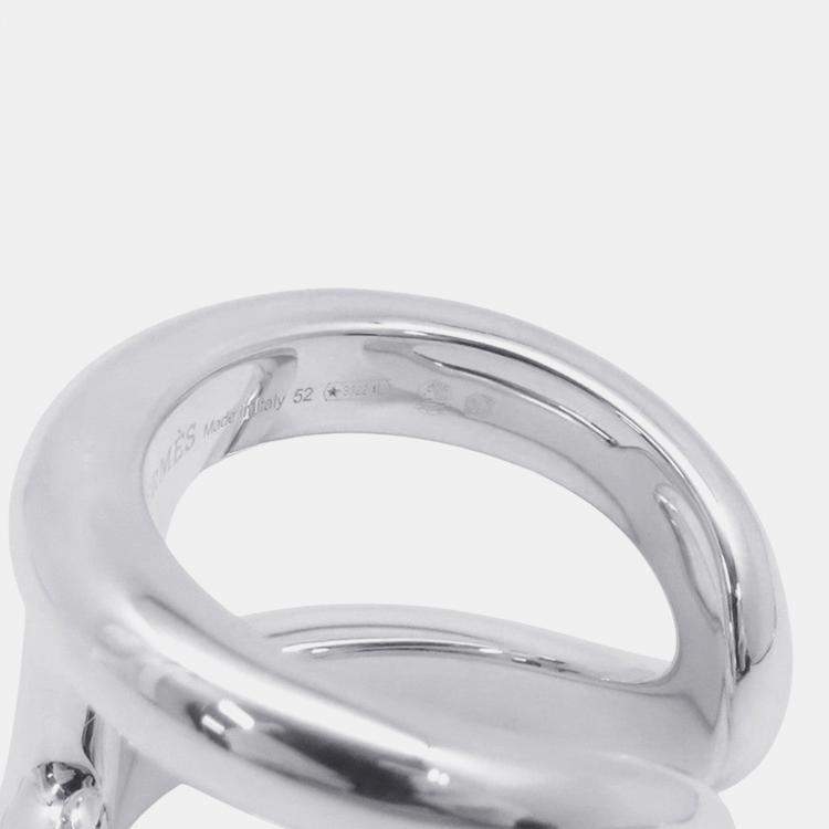 Pre Owned Hermes Osmoz Ring Size Gm/52/#12 Sv925