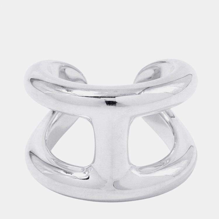 Pre Owned Hermes Osmoz Ring Size Gm/52/#12 Sv925