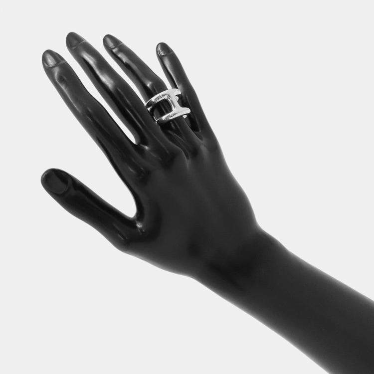 Pre Owned Hermes Osmoz Ring Size Gm/52/#12 Sv925