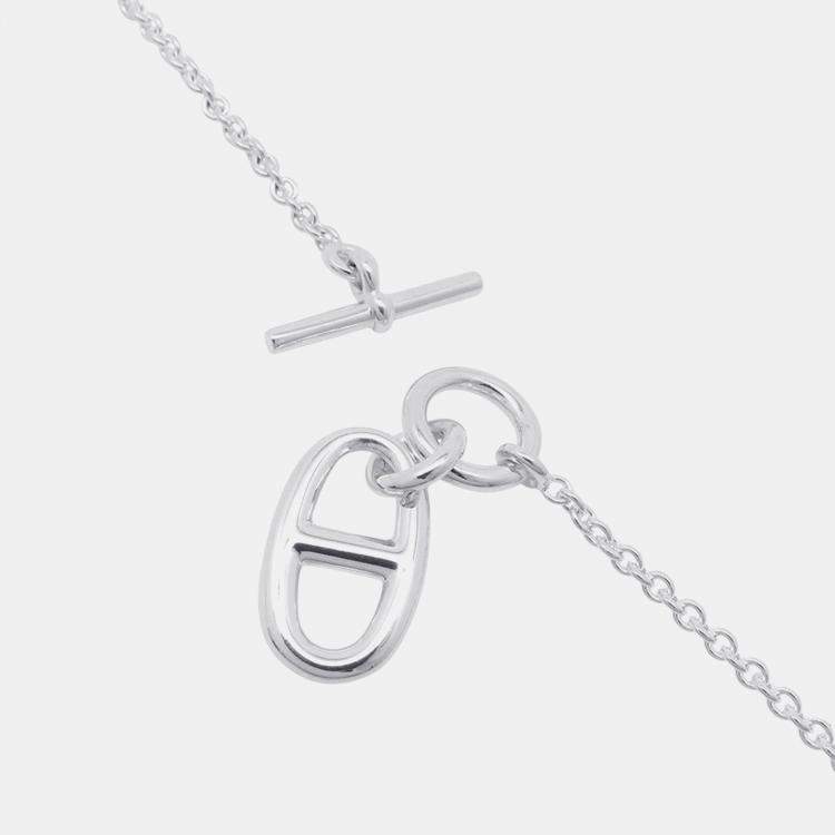 Pre Owned Hermes Chaine D'Ancre Amulette Necklace Sv925