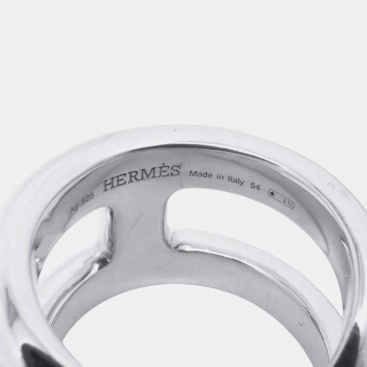 مملوكة مسبقًا Hermes Osmoz Ring Size Pm/54/#14 Sv925
