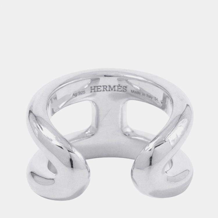 مملوكة مسبقًا Hermes Osmoz Ring Size Pm/54/#14 Sv925