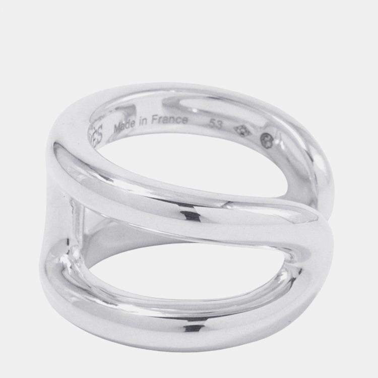 Pre Owned Hermes Osmoz Ring Size Pm/53/#13 Sv925