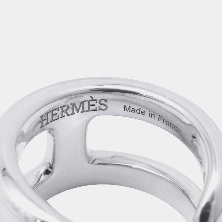 Pre Owned Hermes Osmoz Ring Size Pm/53/#13 Sv925