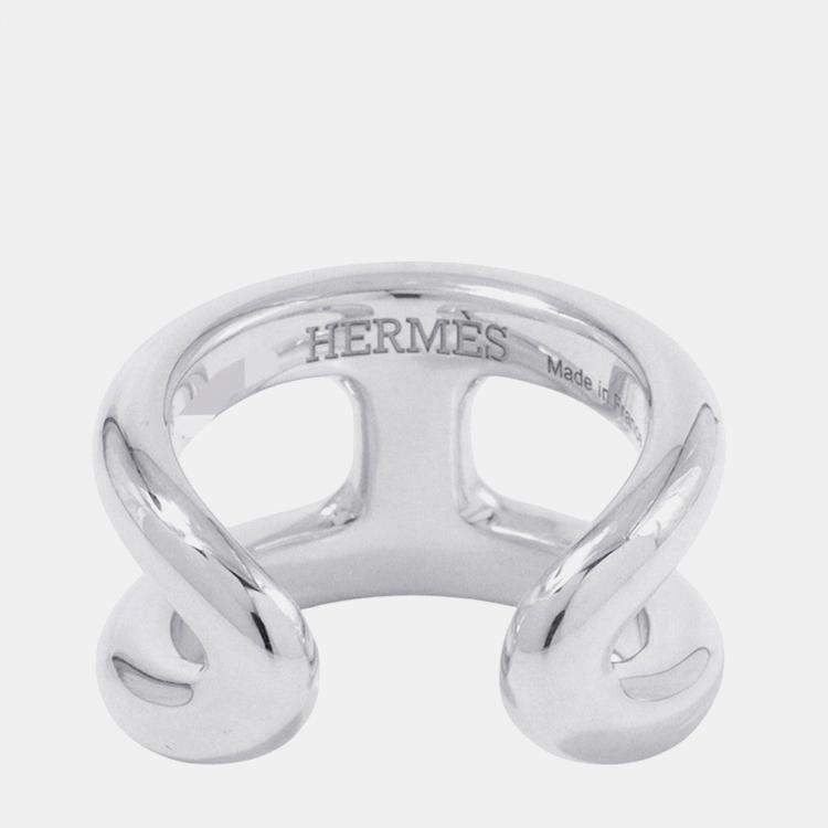 Pre Owned Hermes Osmoz Ring Size Pm/53/#13 Sv925