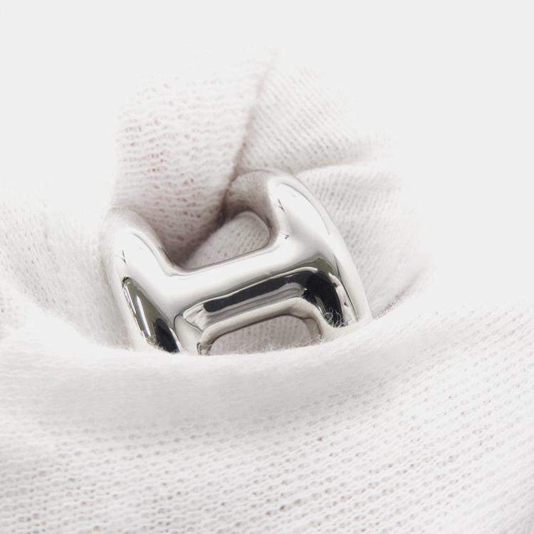 Pre Owned Hermes Osmoz Ring Size Gm/54/#14 Sv925