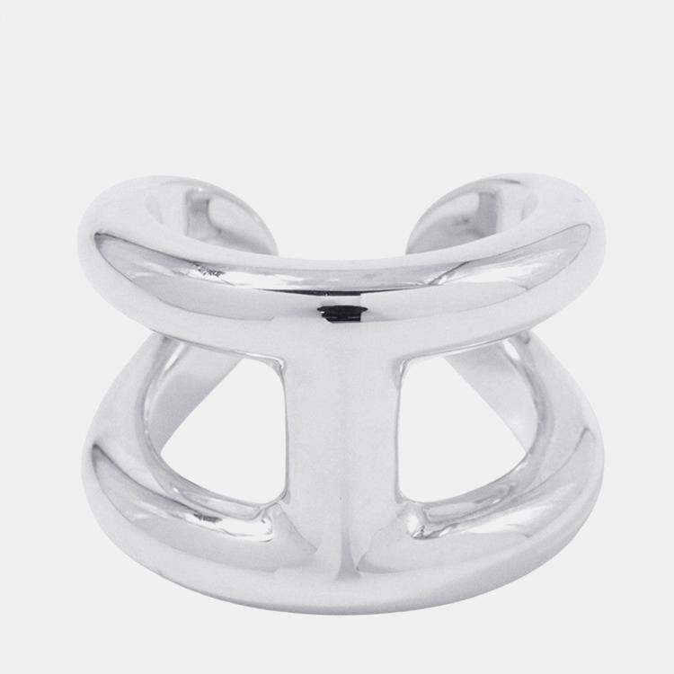 Pre Owned Hermes Osmoz Ring Size Gm/54/#14 Sv925