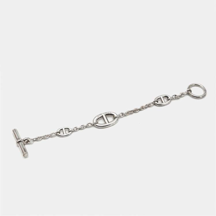 Pre Owned Hermès Farandole Sterling Silver Bracelet