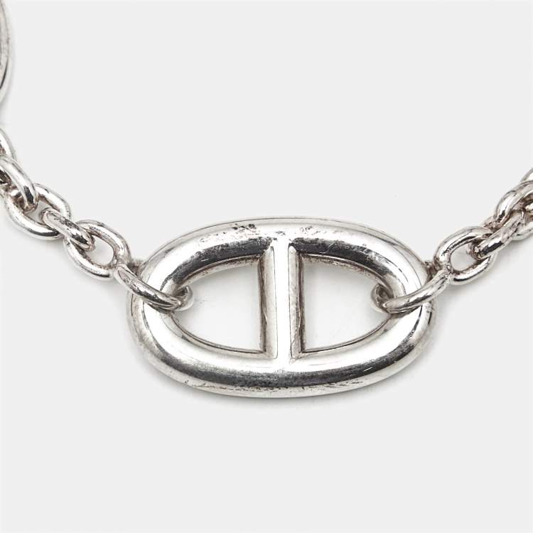 Pre Owned Hermès Farandole Sterling Silver Bracelet