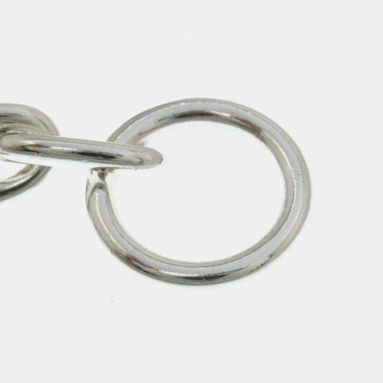 Pre Owned Hermes Chaine D'Ancre MM Silver 925 No Stone Link Bracelet Silver