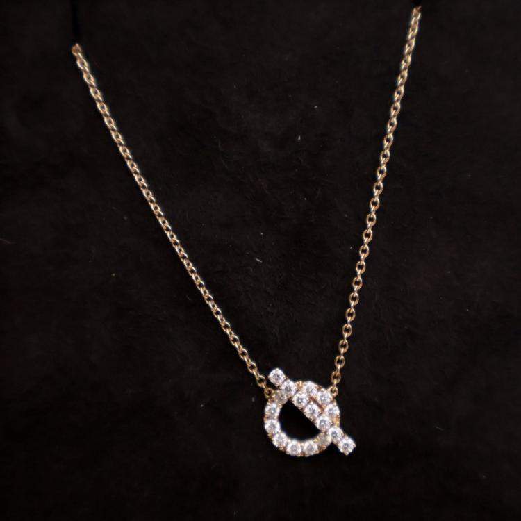 Pre Owned Hermes Finesse Pendant Necklace