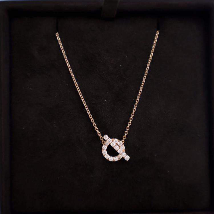 Pre Owned Hermes Finesse Pendant Necklace