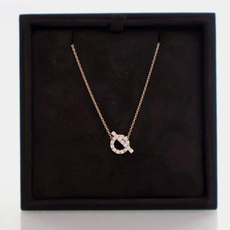Pre Owned Hermes Finesse Pendant Necklace
