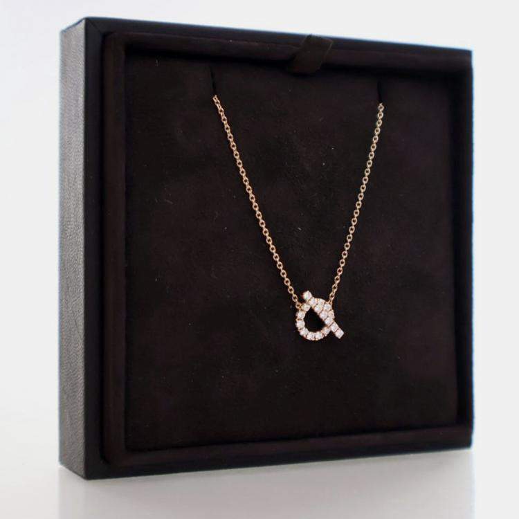 Pre Owned Hermes Finesse Pendant Necklace