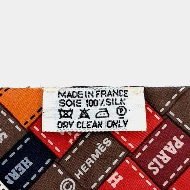 مملوكة مسبقًا Hermes Multicolor Silk Twilly