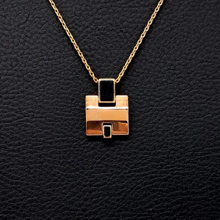 Pre Owned Hermes metal plating Eileen Necklace