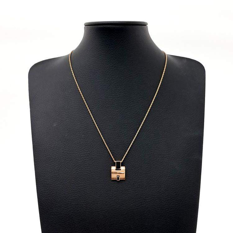 Pre Owned Hermes metal plating Eileen Necklace