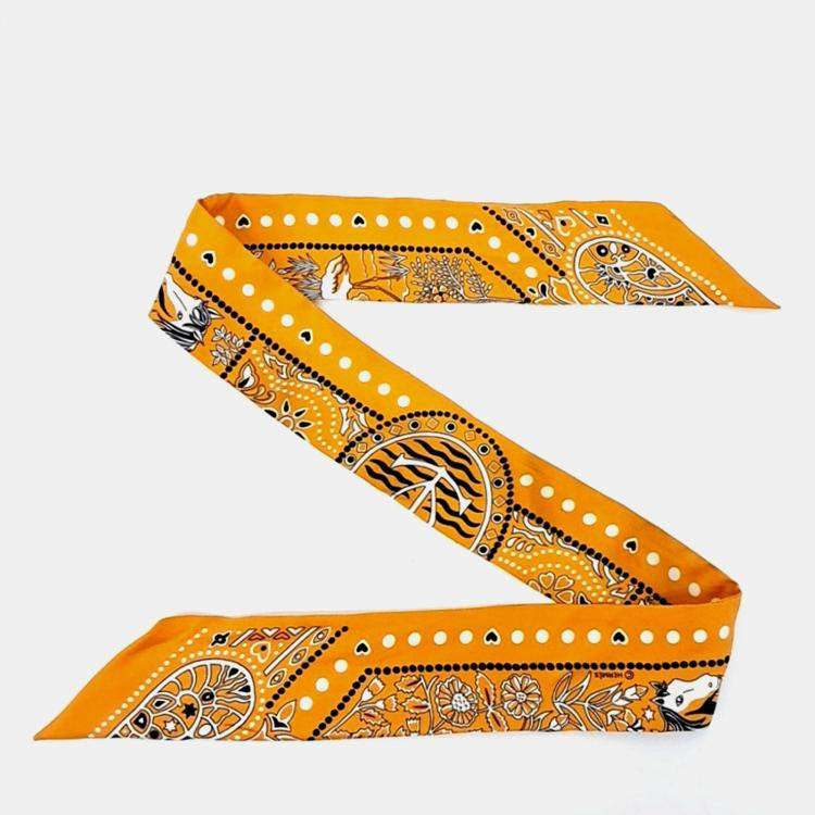 Pre Owned Hermes Orange Twilly