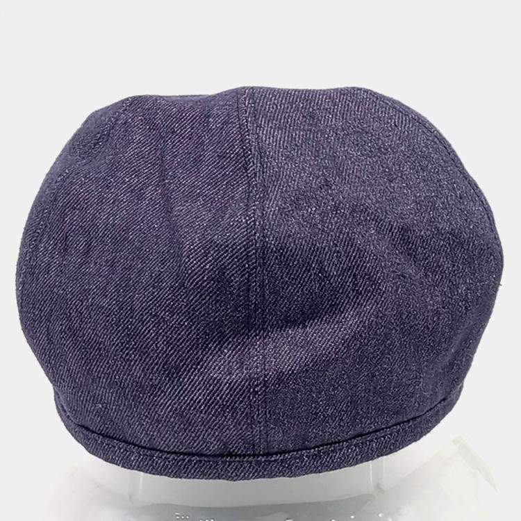 Pre Owned Hermes Blue Linen Beret
