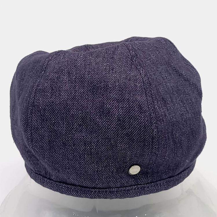 Pre Owned Hermes Blue Linen Beret