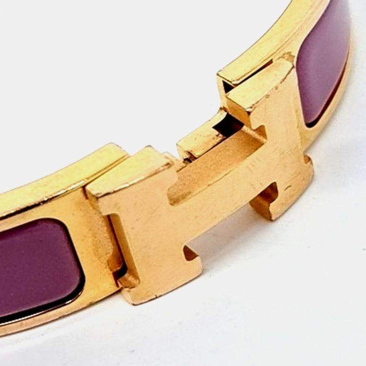 Pre Owned Hermes Gold Tone Clickash