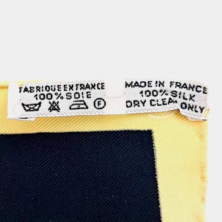 مملوكة مسبقًا Hermes Black Silk Scarf