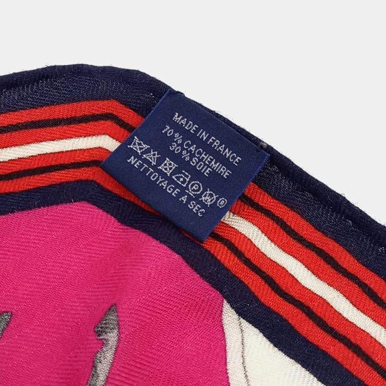 Pre Owned Hermes Rosangi Silk Scarf